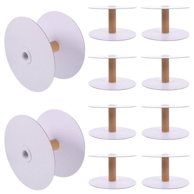 TABLETREANDS 10Ud Bobinas De Tejido Y Bordado Para Hilo Livianas Y Resistentes En Material Papel