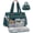 Dark green, variant on Teacher Tote Bag for Women 15.6-Inch Laptop Tote Bag Large Capacity Work/Nurse Bag with Cup Holder Waterproof Handbag for School Office Business,Black