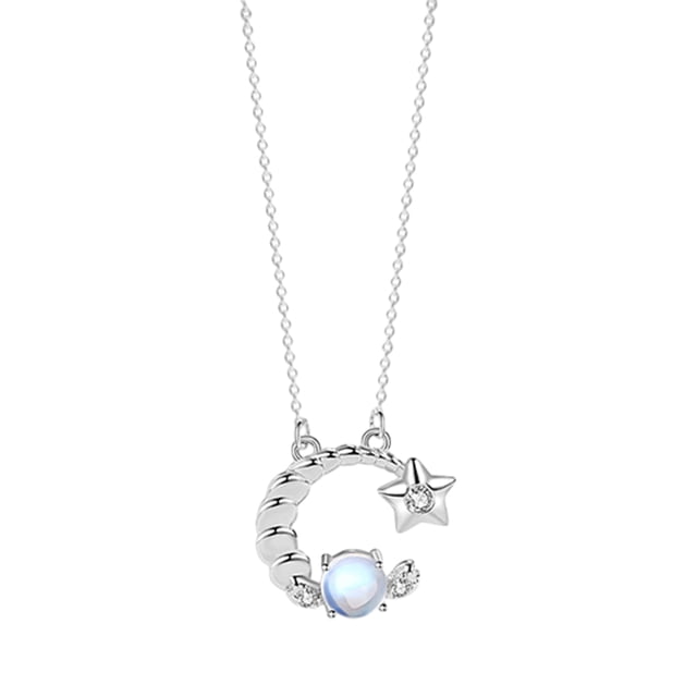 Sonducket Collar minimalista de plata cómodo de llevar con collar de idea de regalo de plata de ley 925 para mujer Ropa, zapatos y accesorios Miscelánea Escorpio plateado