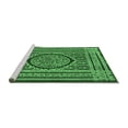thumbnail image 2 of Ahgly Company Machine Washable Indoor Rectangle Medallion Emerald Green Traditional Area Rugs, 7' x 10', 2 of 4