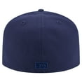 thumbnail image 4 of Men's New Era Navy Colorado Rockies Color Pack A-Frame 59FIFTY Fitted Hat, 4 of 5