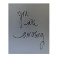thumbnail image 2 of Cheungs 'You are Amazing' Print on Wood, 2 of 2