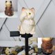 thumbnail image 2 of Luces de estaca de gato con energía Solar para camino al aire libre, iluminación de paisaje de césped, patio, pasarela, luz de jardín Solar para gato al aire libre, 2 of 5