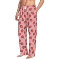thumbnail image 2 of Xecao Strawberries Men's Straight Lounge Pajama Pants: The Ultimate in Comfortable Sleepwear, 2 of 9