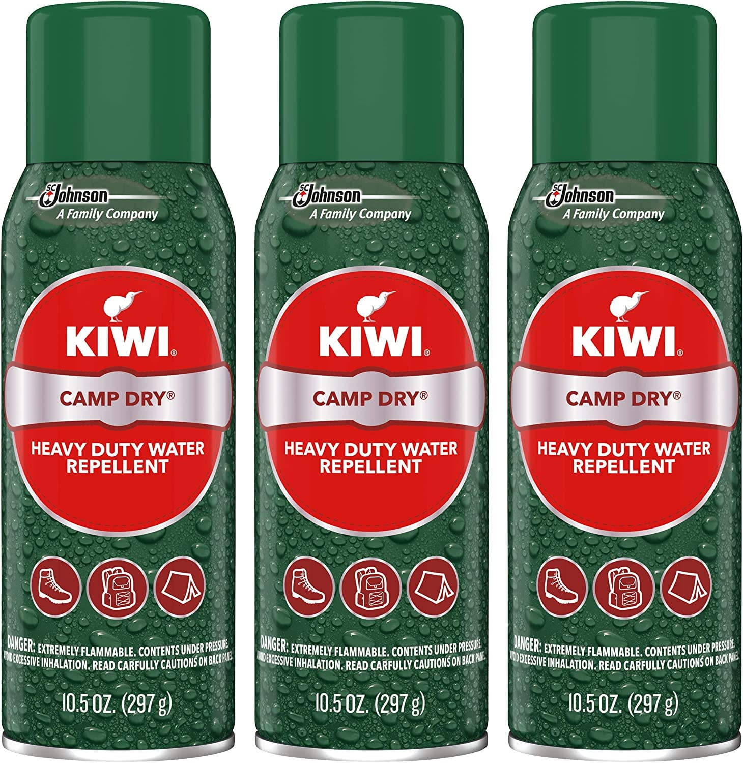 Kiwi Camp Dry Heavy Duty, 10.5 OZ Pack - 3 - Walmart.com