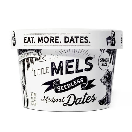 Rancho Meladuco Date Farm - Little Mels Seedless Medjool Dates, 4.5 oz Cup
