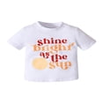 thumbnail image 1 of T-Shirts d'Été pour Enfants à Manches Courtes à Imprimé Lettre, 1 of 7