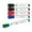 Multicolor, variant on U Brands Dry Erase Markers, 5 Count, Black, Low-Odor, Chisel (5 mm) Tip