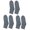 Gray, variant on harmtty Winter socks 3 Pairs Cotton Socks Breathable Solid Color Super Soft Sweat-absorbent Non-Fading Protective Washable Men Cozy Mid-Tube Socks for Men White