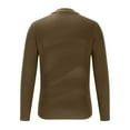 thumbnail image 4 of ZCFZJW Men's 1/4 Zip Turtleneck Sweater, Soft Ribbed Knitted Pullover with High Collar, Loose Fit Long Sleeve Casual Knit Sweatshirt Brown XXXL, 4 of 5