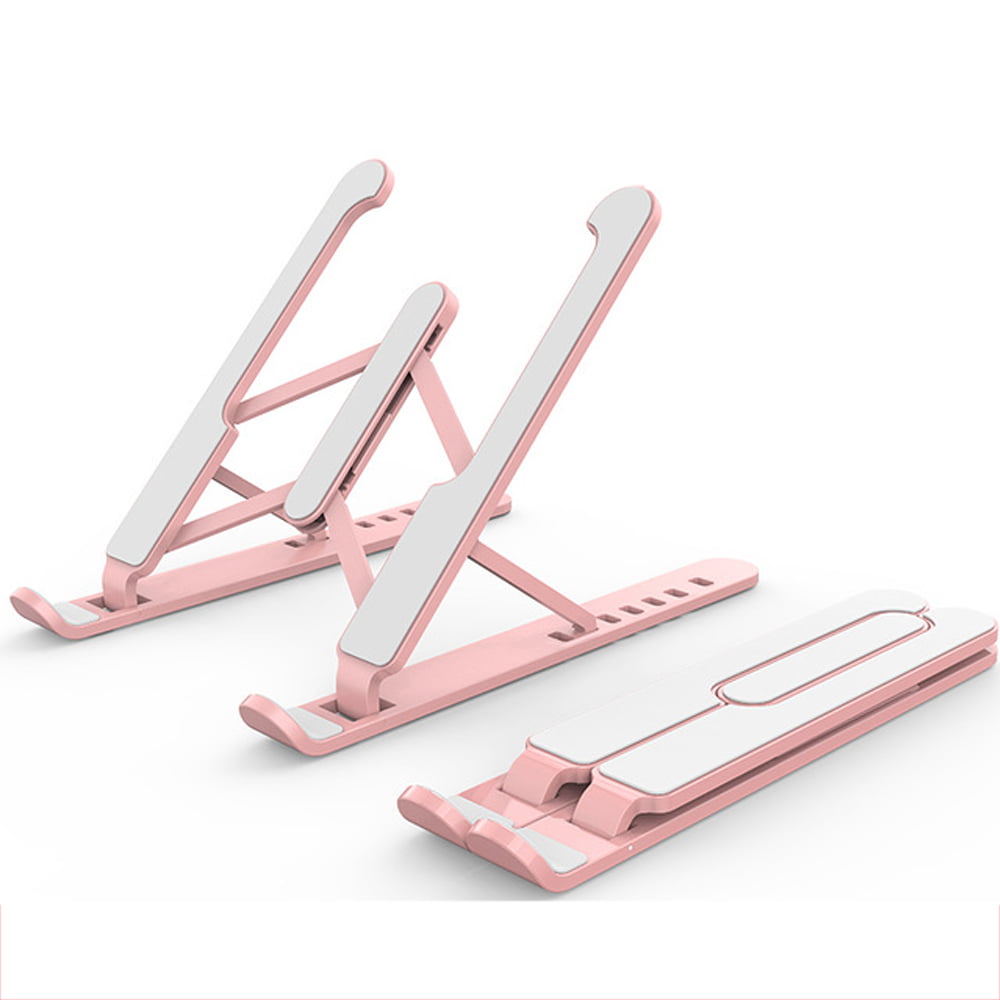 Color:A（ Pack of 2） I want to fly freely Notebook Computer Stand Universal Portable Desktop Aluminum Alloy Computer Stand Multi-Function Folding Stand Tablet Computer Stand 
