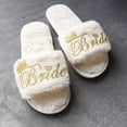thumbnail image 2 of Sandalias Flurry personalizadas para mujer, sandalias de casa para mujer, regalo de cumpleaños, mejor amiga, boda, novia, dama de honor, regalos, 1 par, 2 of 4