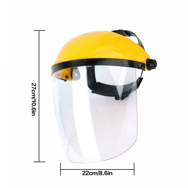 Máscara protectora facial de soldadura Visera a prueba de impacto a prueba de viento al aire libre Pantalla de protección facial Casco kenally AF0120-01B