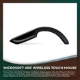 thumbnail image 2 of Microsoft RVF-00052 Arc Ratón Inalámbrico USB Táctil Negro, 2 of 7