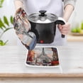 thumbnail image 4 of Romantic Paris Eiffel Tower Oven Gloves And Pots Stand Set Oven Gloves And Pot Racks Pot Racks And Oven Gloves Set, 4 of 9