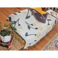 thumbnail image 6 of Bedding Yellow Fleur Floral Garden Woven Tapestry Throw Blanket, 50” x 60”, 6 of 10