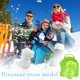 thumbnail image 1 of Modelos De Nieve De Dinosaurio Clip para hacer bolas de nieve en forma de dinosaurio 3D deporte divertido para niños actividades al aire libre Sywqhk libre de BPA, 1 of 8