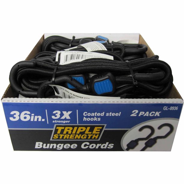 3x Bungee Cord, 36", 2 Pack