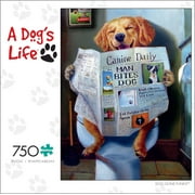 Buffalo Games Dog Days Dog Gone Funny 750-Piece 24 x 18-inch Interlocking Jigsaw Puzzle for Adults Ages 14+