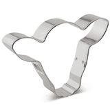 Ann Clark Cow Face Cookie Cutter - Made In USA, Food Safe Steel, For Cookies, Fondant, Crafts