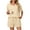 Beige, variant on UVN 2 Piece Pajama Sets for Women Short Sleeve Top and Shorts Sleepwear Casual Lounge Set with Pockets