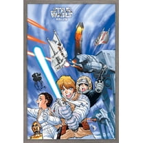 Star Wars: Manga Madness - Hoth Wall Poster, 14.725" x 22.375" Framed