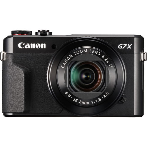  Canon PowerShot G7 X Mark II Digital Camera (1066C001), 64GB  Memory Card, Card Reader, Soft Bag, Flex Tripod, Hand Strap, Memory Wallet,  Cleaning Kit (International Model) (Renewed) : Electronics