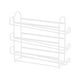 thumbnail image 2 of Organizador de refrigerador con soporte para huevos, contenedor deslizable, bandeja para huevos frescos, multicapa blanco de 3 capas, 2 of 9