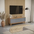 thumbnail image 1 of Rack TV 55" 136 cm Canela/Gris 3 Puertas Kappesberg, 1 of 10