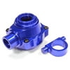 Integy RC Hobby C26061BLUE Billet Machined Front or Rear Gear Case w/ Collar for 1/10 E-Maxx Brushl