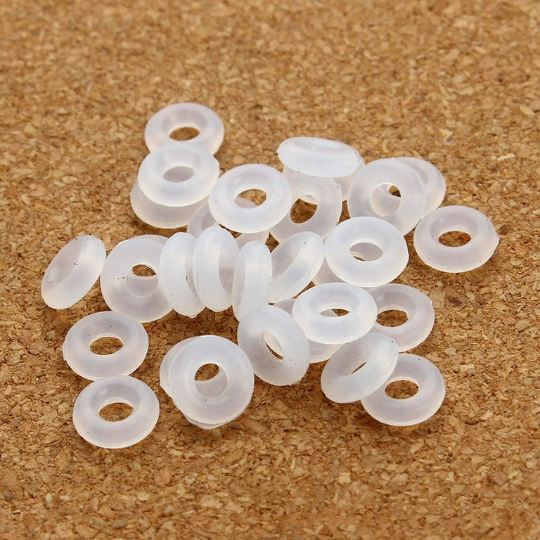 Silicone Rubber Spacer Stopper Clip Beads