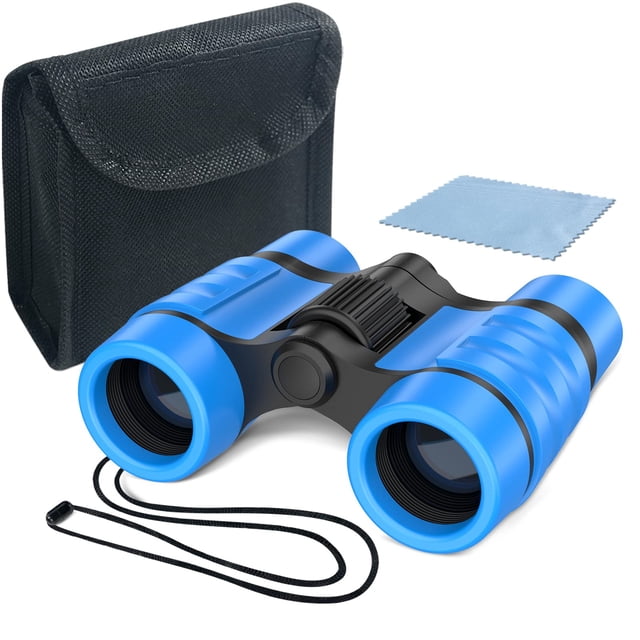 Binoculares ESSENSON Kids con aumento de 4x30 mm, color azul