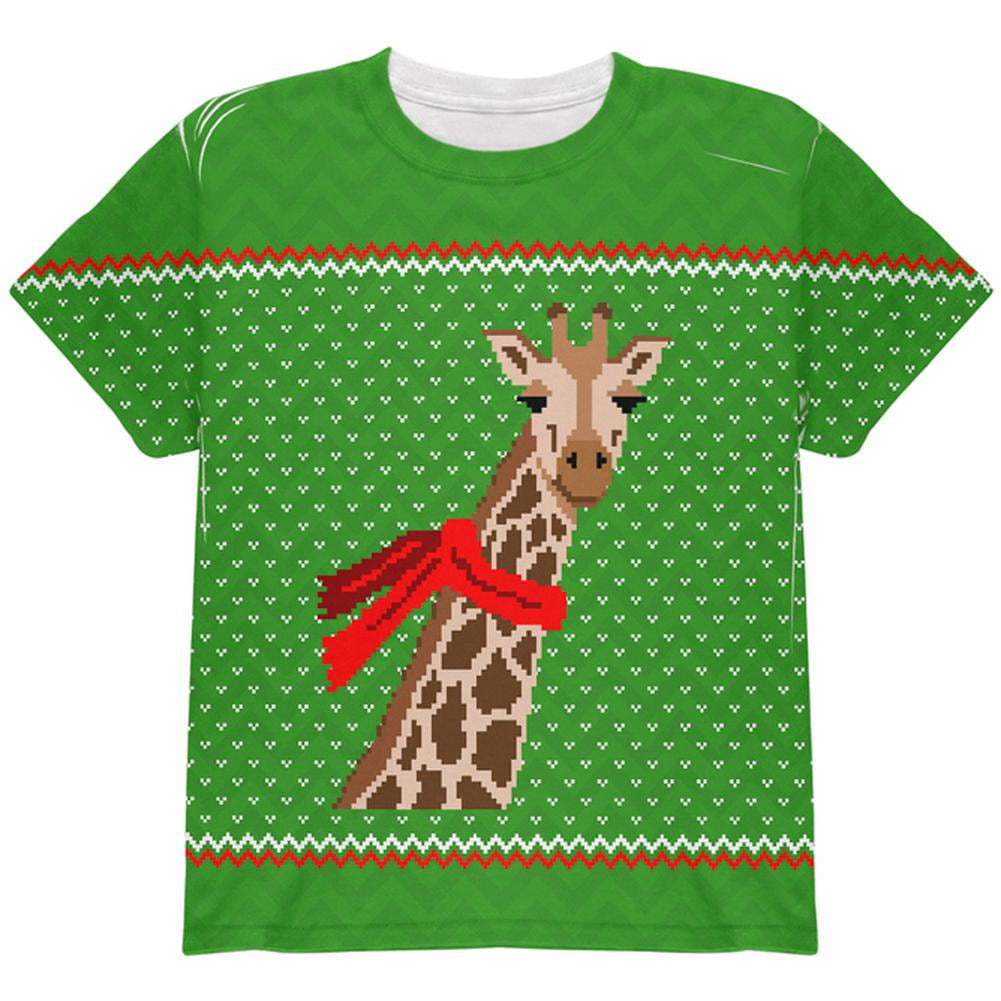 ugly christmas sweater giraffe