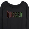 thumbnail image 3 of Wicked - Theatrical Logo - Women's French Terry Pullover Long Sleeve Shirt, 3 of 5