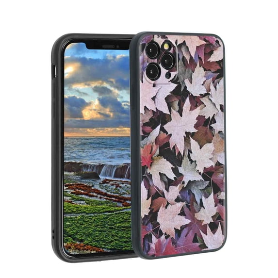 Compatible with iPhone 11 Pro Max Phone Case, Leaves-166 Case Men Women, Flexible Silicone Shockproof Case for iPhone 11 Pro Max
