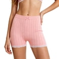 thumbnail image 2 of Hilenly Pajamas Shorts for Women Lace Sleep Lounge Shorts Cute Pj Bottoms Boyshort, 2 of 8