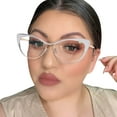 thumbnail image 3 of Sexy Fashion Cat Eye Glasses Clear Lens Hot Frames For Adult, 3 of 7
