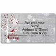 thumbnail image 2 of Winter Tree Christmas Address Labels - Modern Holiday Return Address Label, 2 of 4