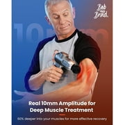 Massage Gun with Heat and Cold Therapy - BOB AND BRAD C2 Pro Deep Tissue Percussion Muscle Massager with 5 Speeds + 5 Heads
