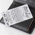 thumbnail image 4 of 2 Year Yr Anniversary Personalized Gifts for Him Husband Her Men, Happy 2nd Wedding Anniversary Engraved Wallet Card Gift for Wife Women Boyfriend, 4 of 6