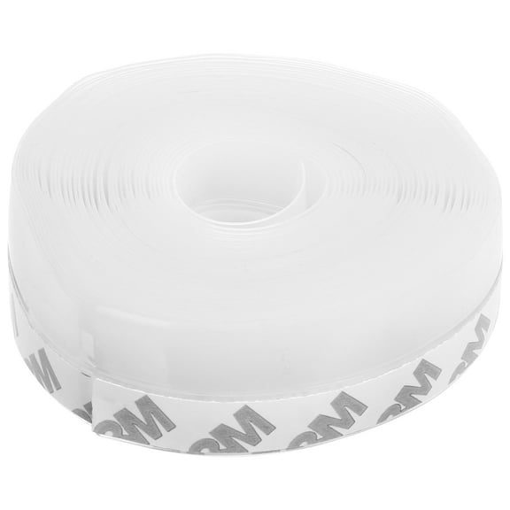 Masteelf Silicone Rubber Self Adhesive Sealing Strip for Home Use Transparent Windproof Tape 1 Roll