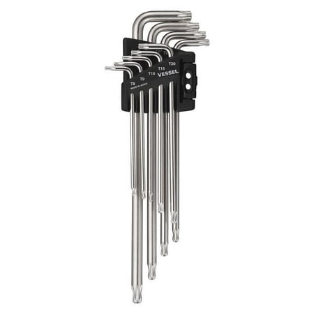 

Vessel Tools VES8509BTXU Ball End Torx L-Key Wrench - 9 Piece