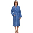 thumbnail image 1 of TowelSelections Women’s Organic Cotton Bathrobe Terry Shawl Robe, 1 of 1