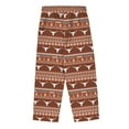 thumbnail image 4 of Youth Outerstuff  Texas Orange Texas Longhorns Ugly Sweater Pajama Set, 4 of 5