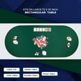 thumbnail image 5 of Feltectors Board Game Mat, Table Cover for Mahjong, Poker, Playing Cards, Tile Games, Dominoes 72 x 30 inch, 5 of 9