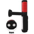 thumbnail image 3 of Luz de trabajo LED recargable con linterna LED magnética, lámpara de inspección COB inalámbrica, batería de 2200 mAh, para exteriores, camping, taller, emergencia, garaje (roja), 3 of 5