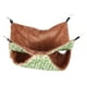 thumbnail image 1 of Hamaca colgante de dos pisos, cama para dormir, mantiene el calor para ardilla, hámster, mascota pequeña (verde), 1 of 5