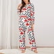 thumbnail image 2 of Balery Forest Mushrooms Conjunto de Pijama con Estampado para Mujer, Conjunto de Dos Piezas con Manga Larga, Ropa de Dormir Suave con Bolsillos, Pijamas Cómodos-Medium, 2 of 7