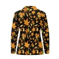 thumbnail image 5 of Yuyamidu Maple Leaves Golf Shirt for Women Golf Lovers Fall Long Sleeve Golf Tops Athletic Golf Wear Thanksgiving Zip Up Tennis Shirts Size XL, 5 of 8