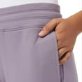 thumbnail image 3 of 32 Degrees Women's Super Soft Stretch Comfort Hand Pockets Active Pants Joggers-Purple / S, 3 of 7